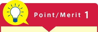 Point/Merit 1